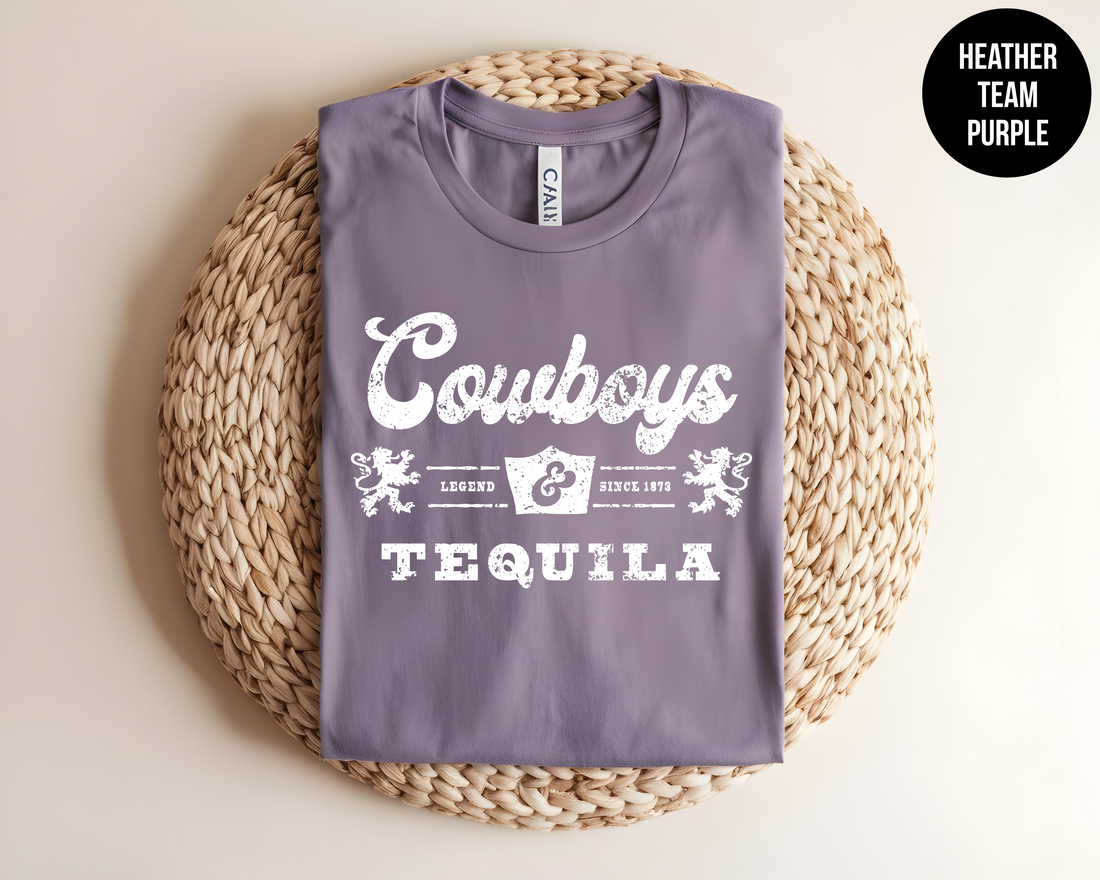 Cowboys & Tequila T-Shirt – The Ultimate Western Party Tee
