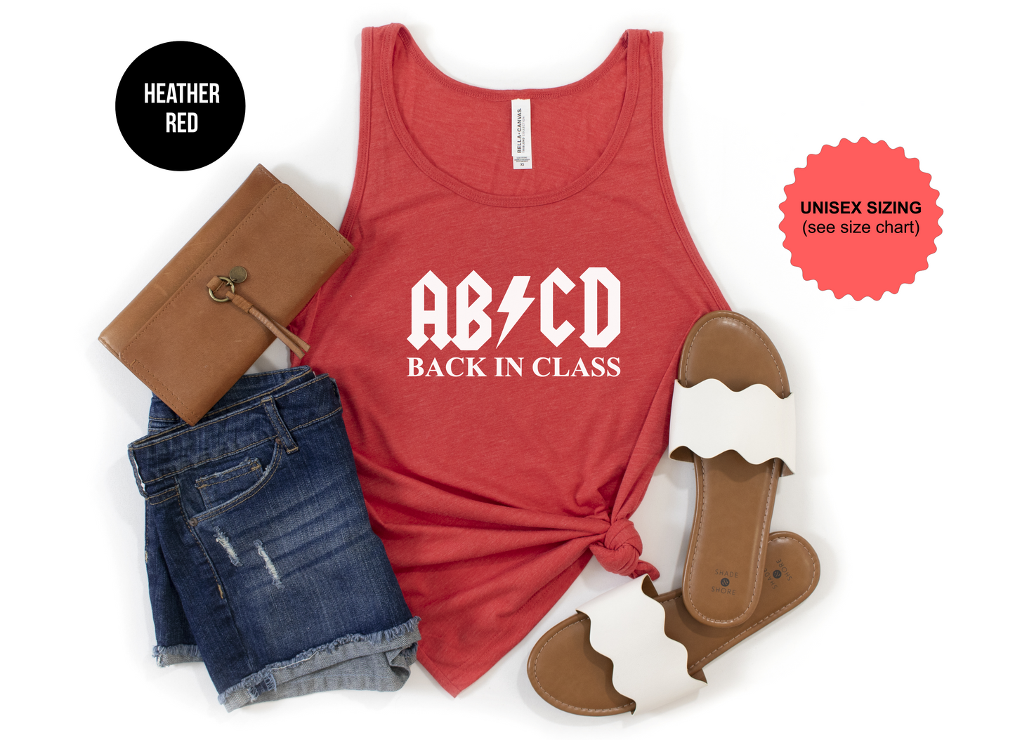 ABCD Back In Class Tank Top