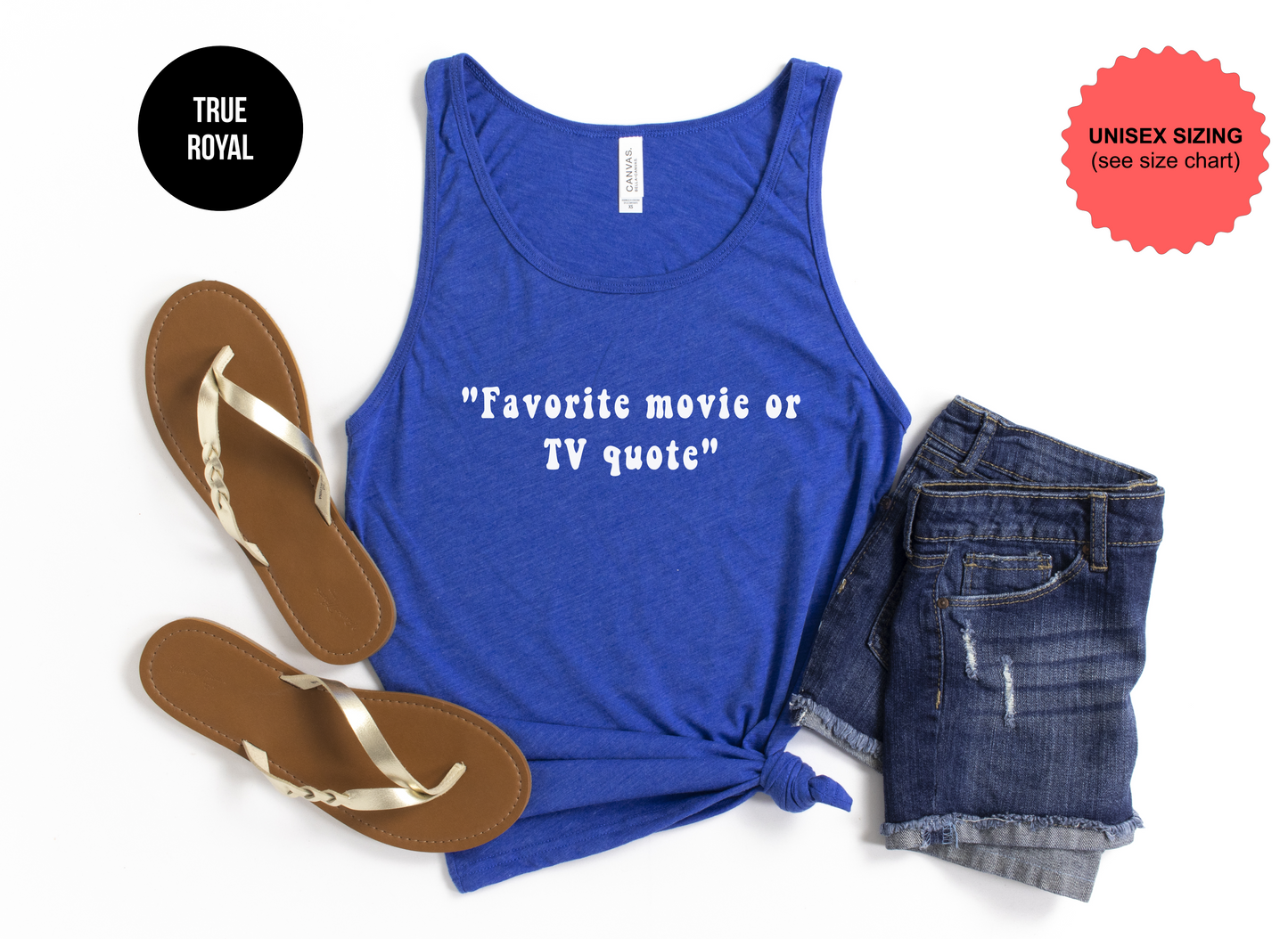 Movie or TV Quote Tank Top