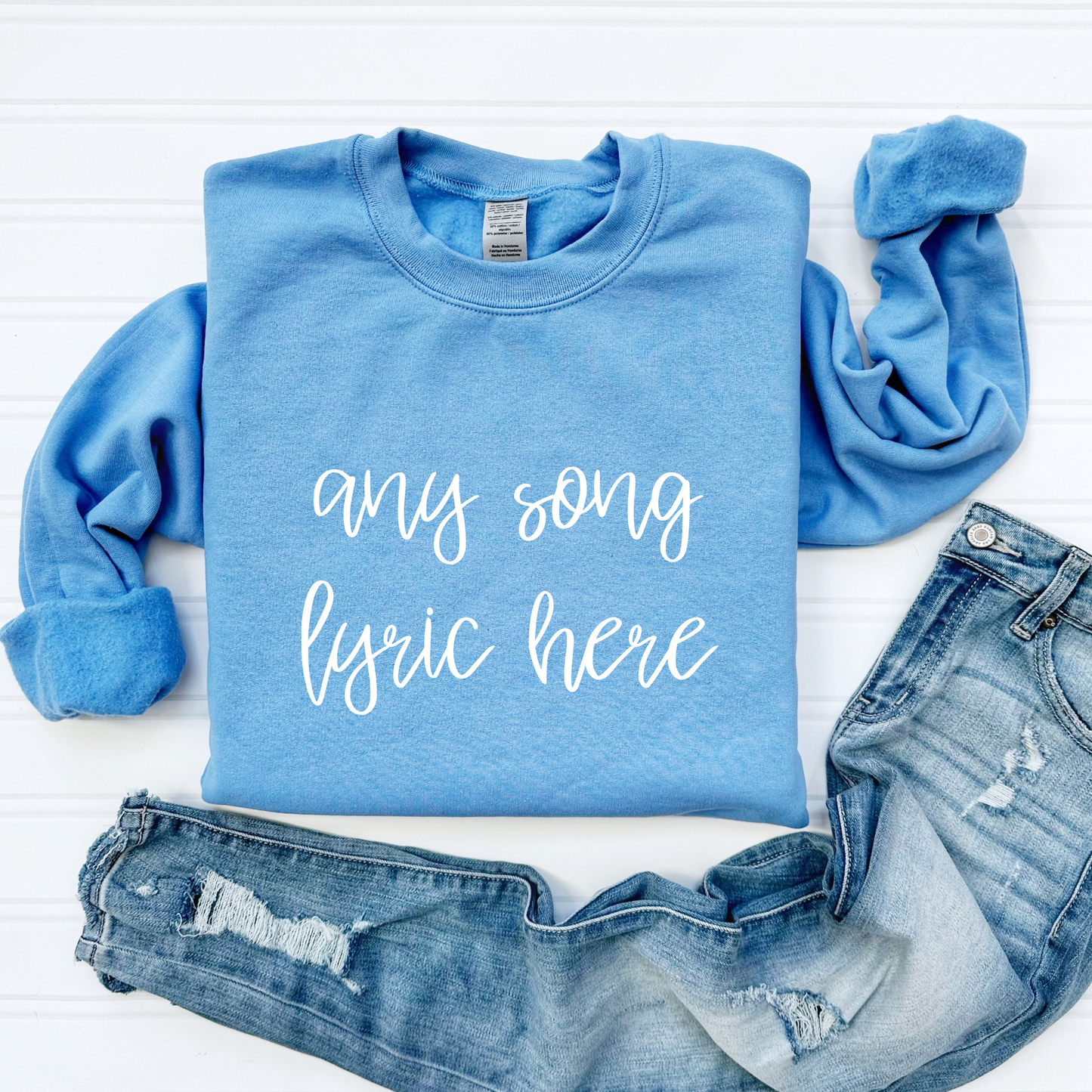 Any Song Lyrics Sweatshirt