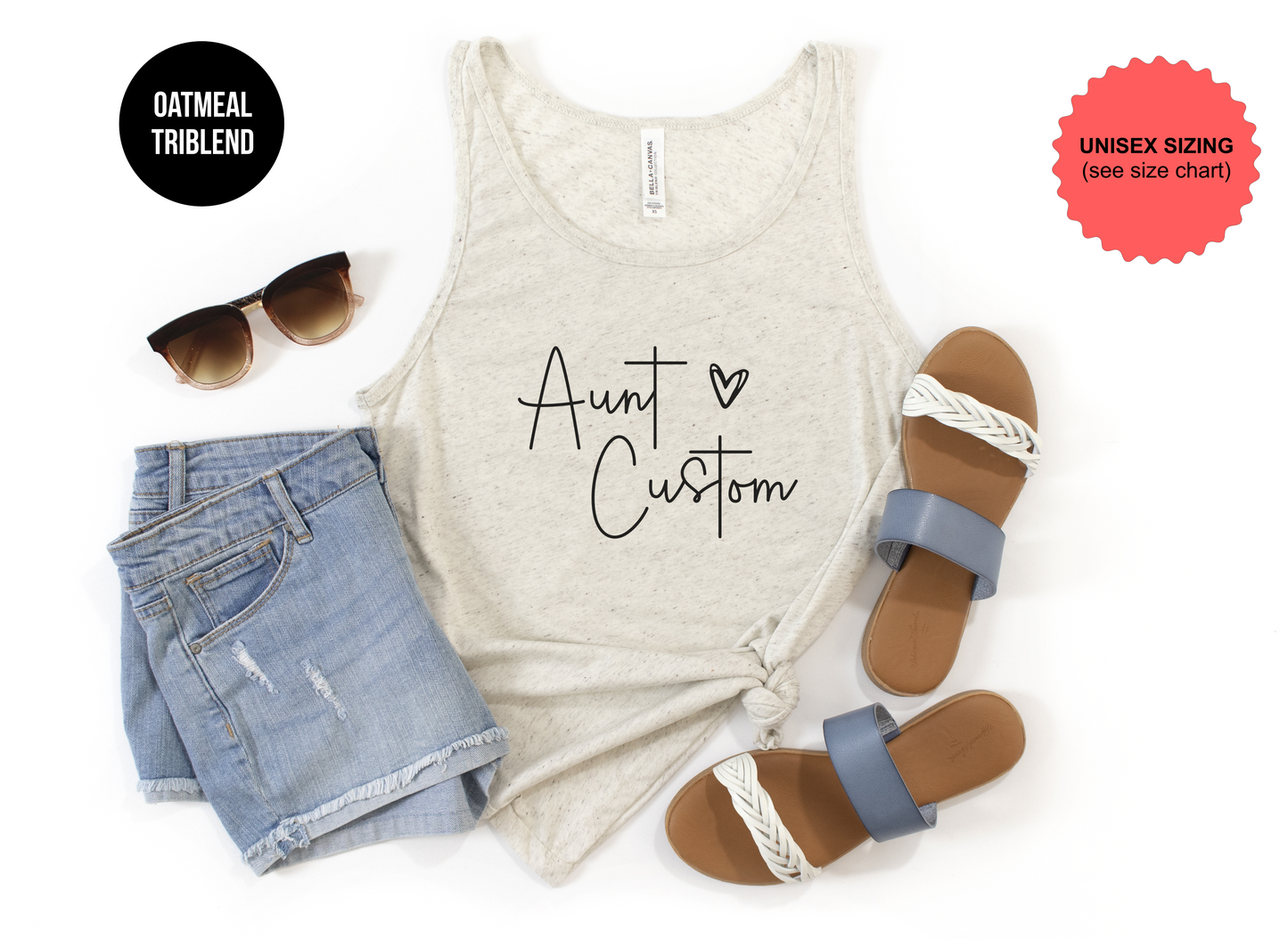 Aunt Custom Tank Top