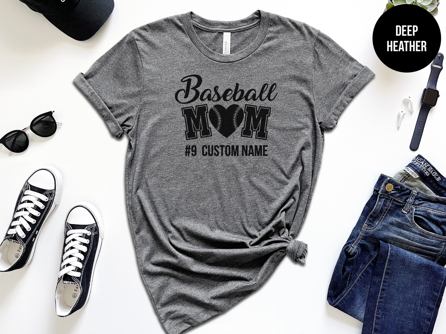 Custom Baseball Mom