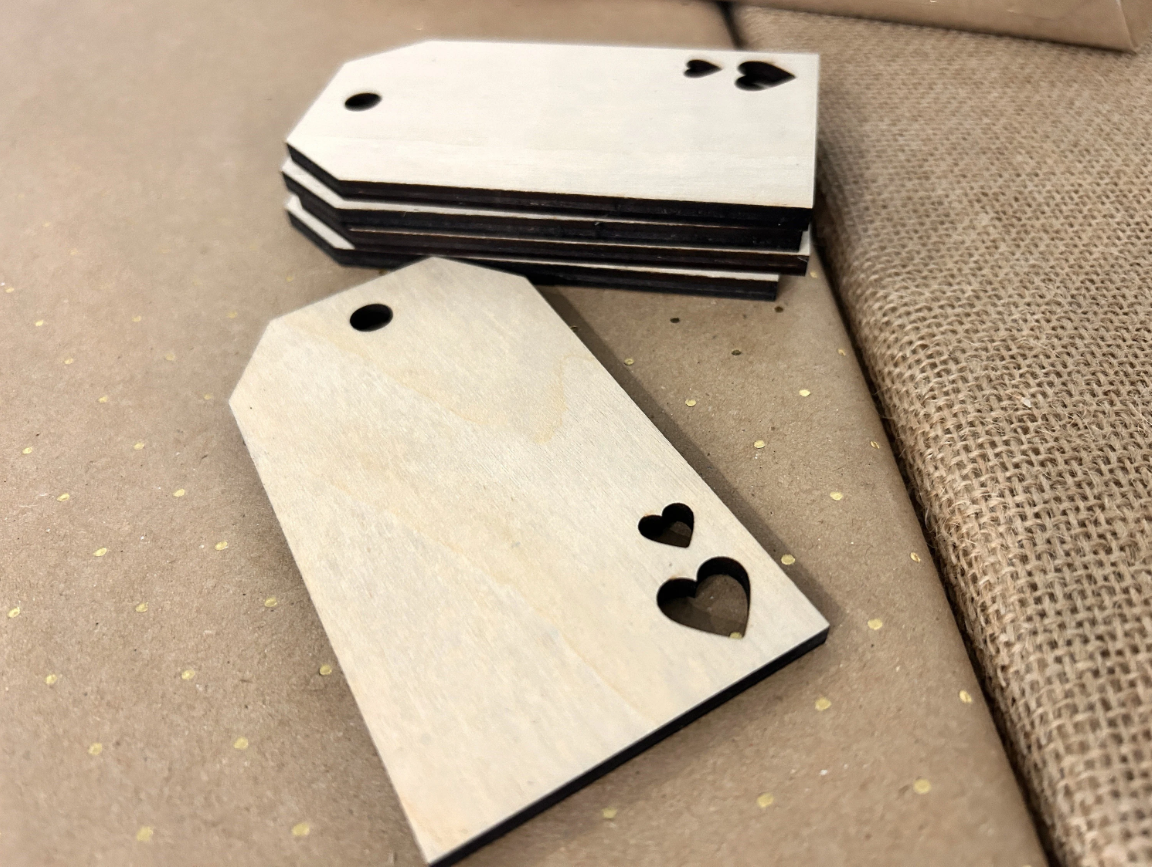 Bulk Unfinished Wood Tags