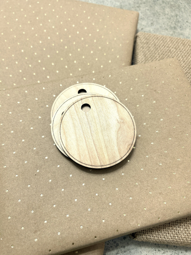 Bulk Unfinished Round Wood Tags