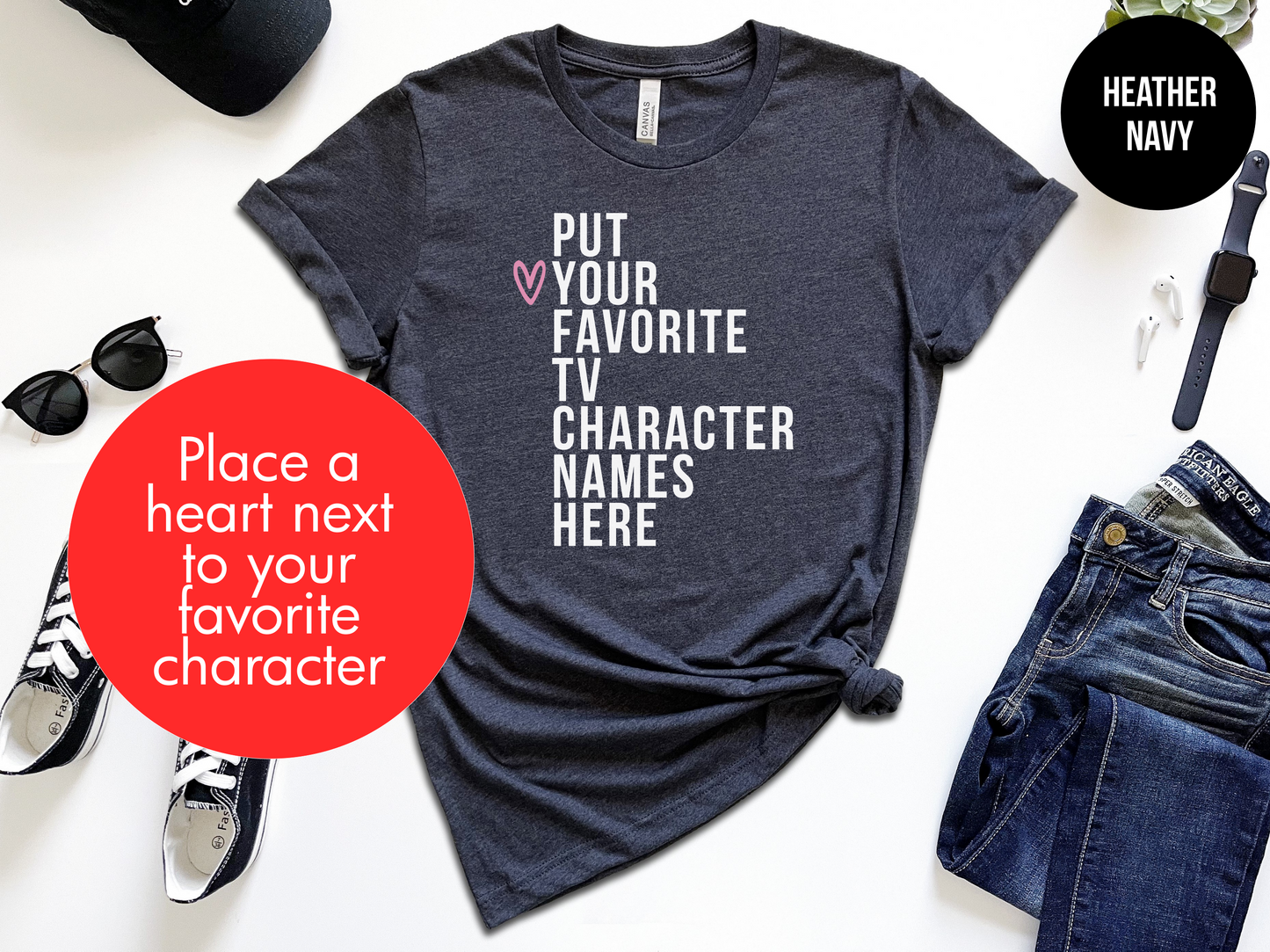 Customized TV Character Shirt