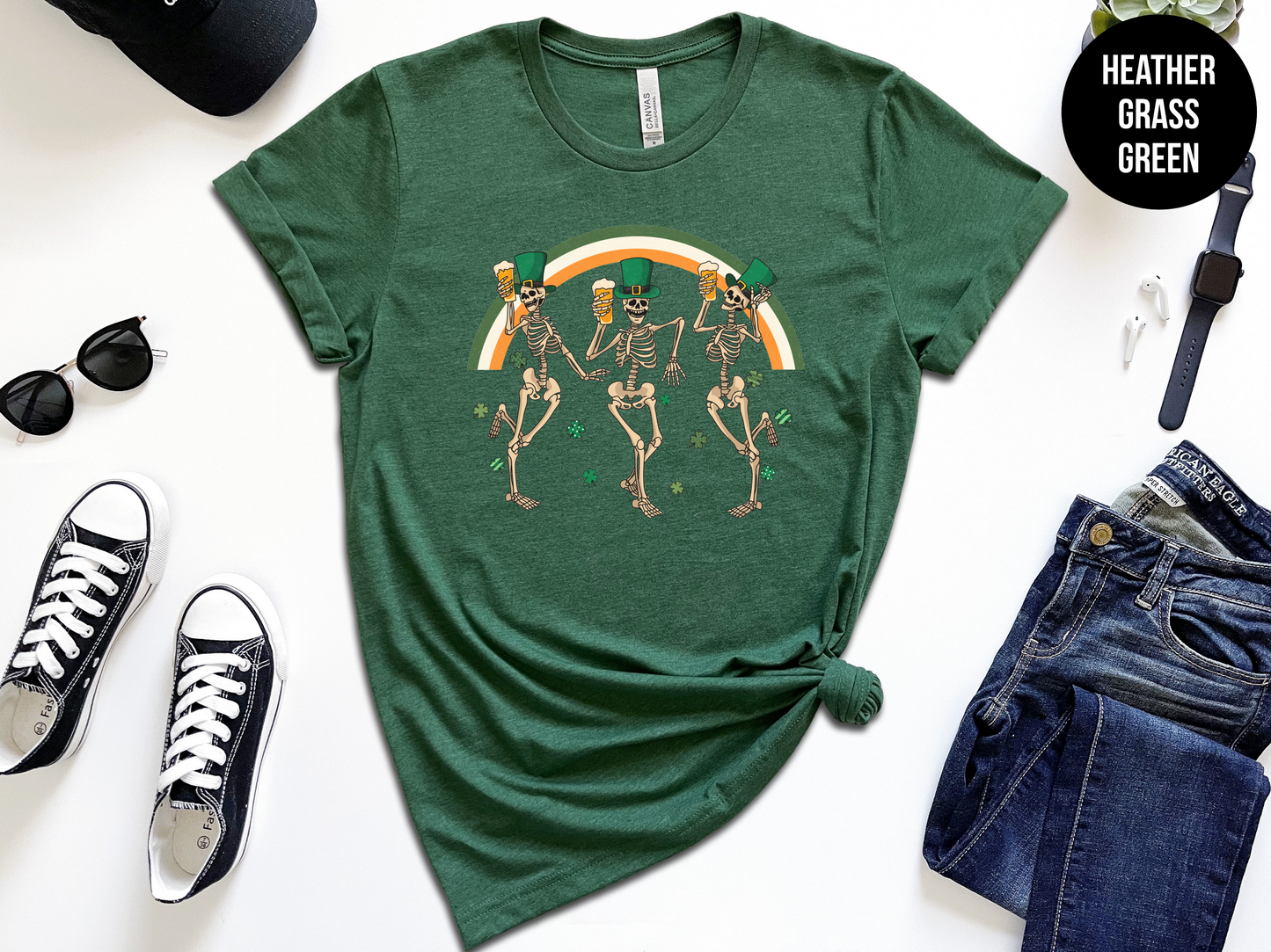 St Patricks Drinking Skeletons