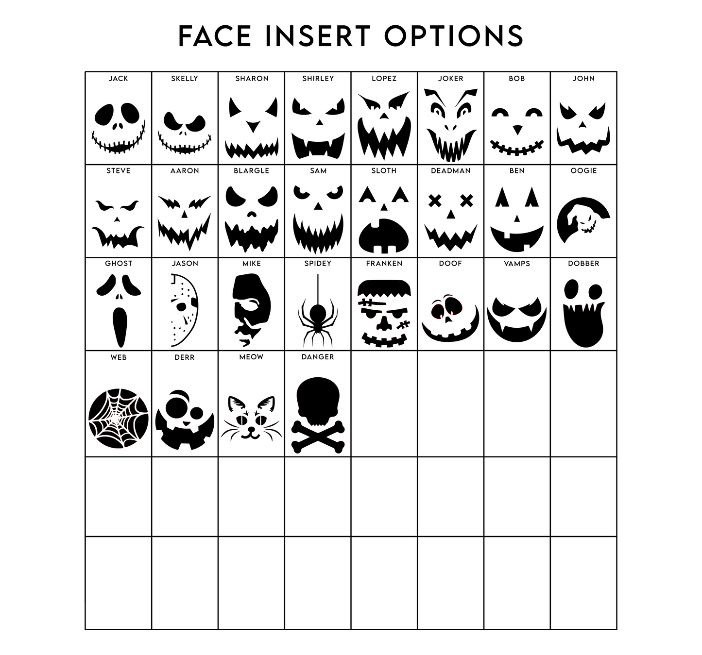 Cedar Halloween Lanterns with Changeable Faces