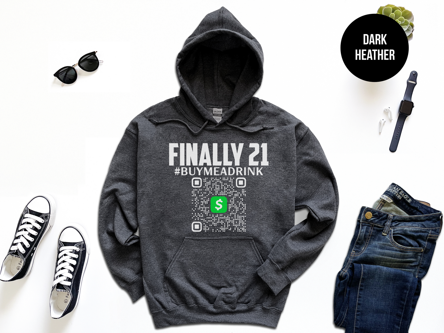 Finally 21 Customized QR Code Sweatshirt