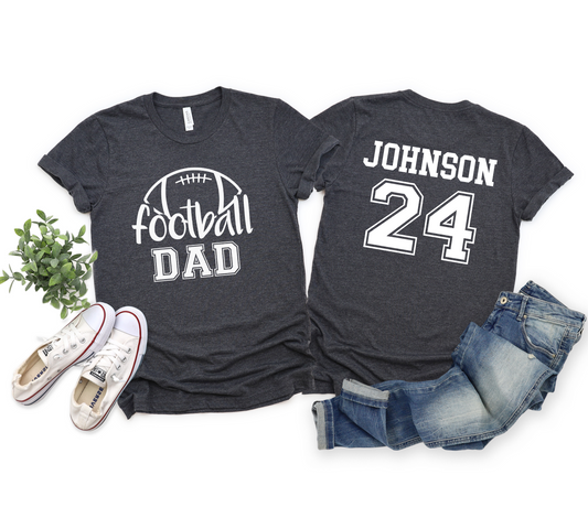 Custom Football Dad Shirt
