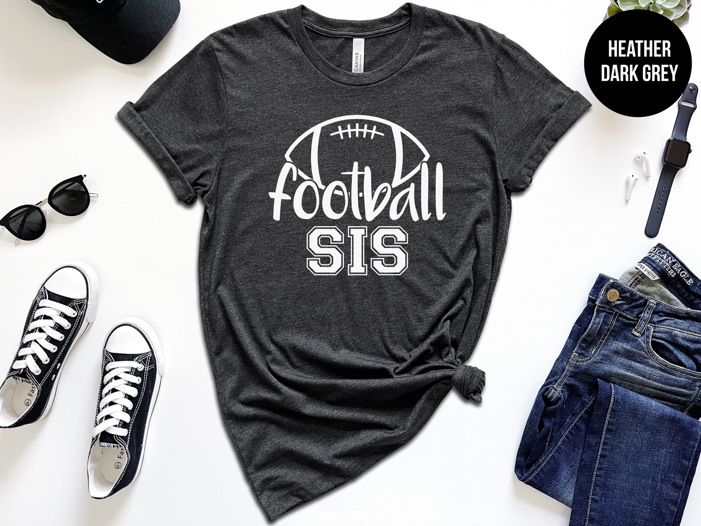 Custom Football Sis Shirt