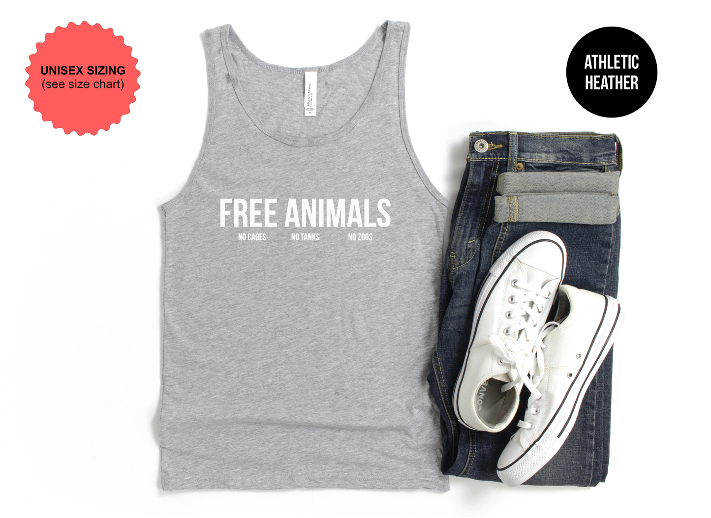 Free Animals Tank Top