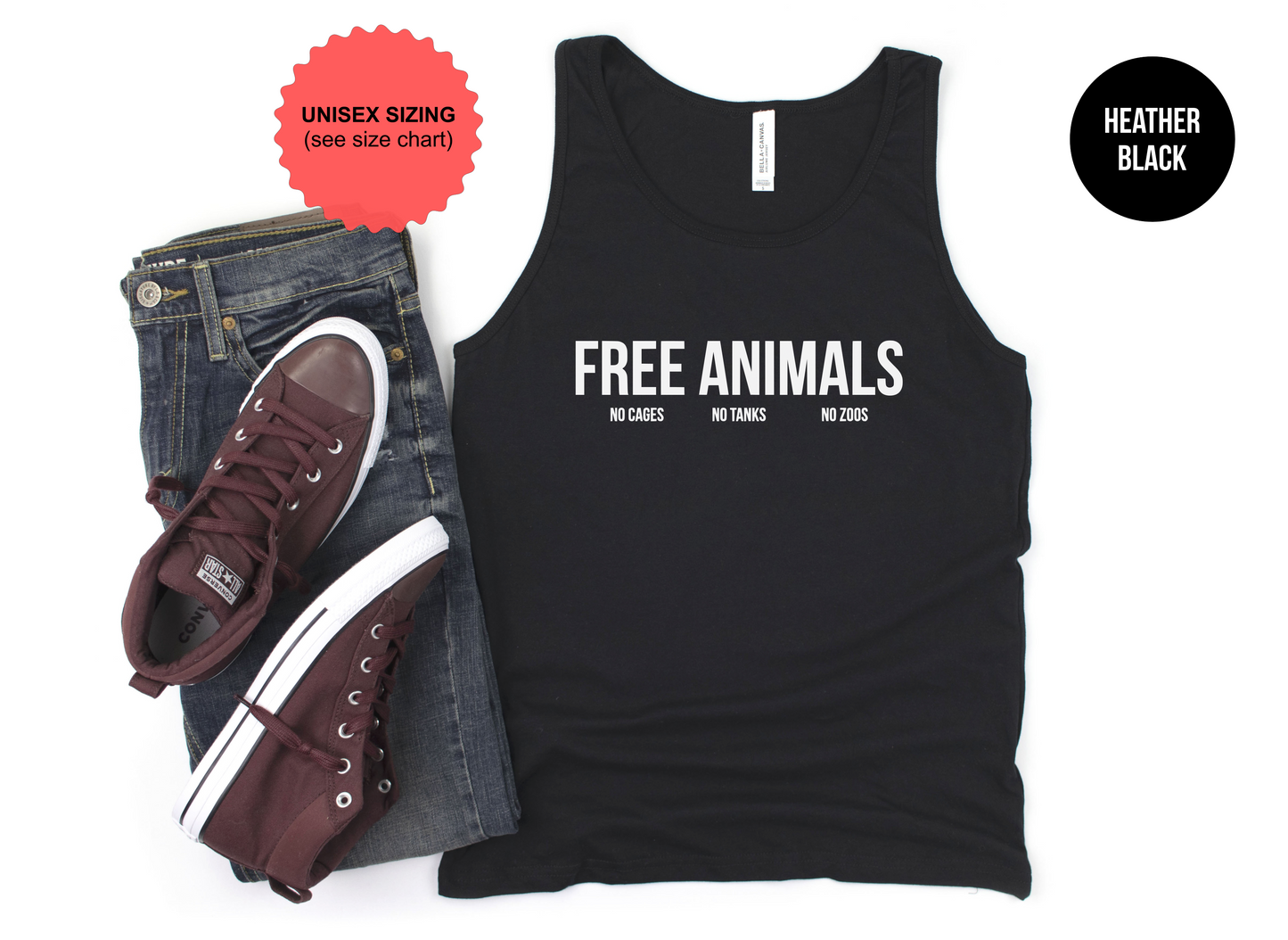 Free Animals Tank Top