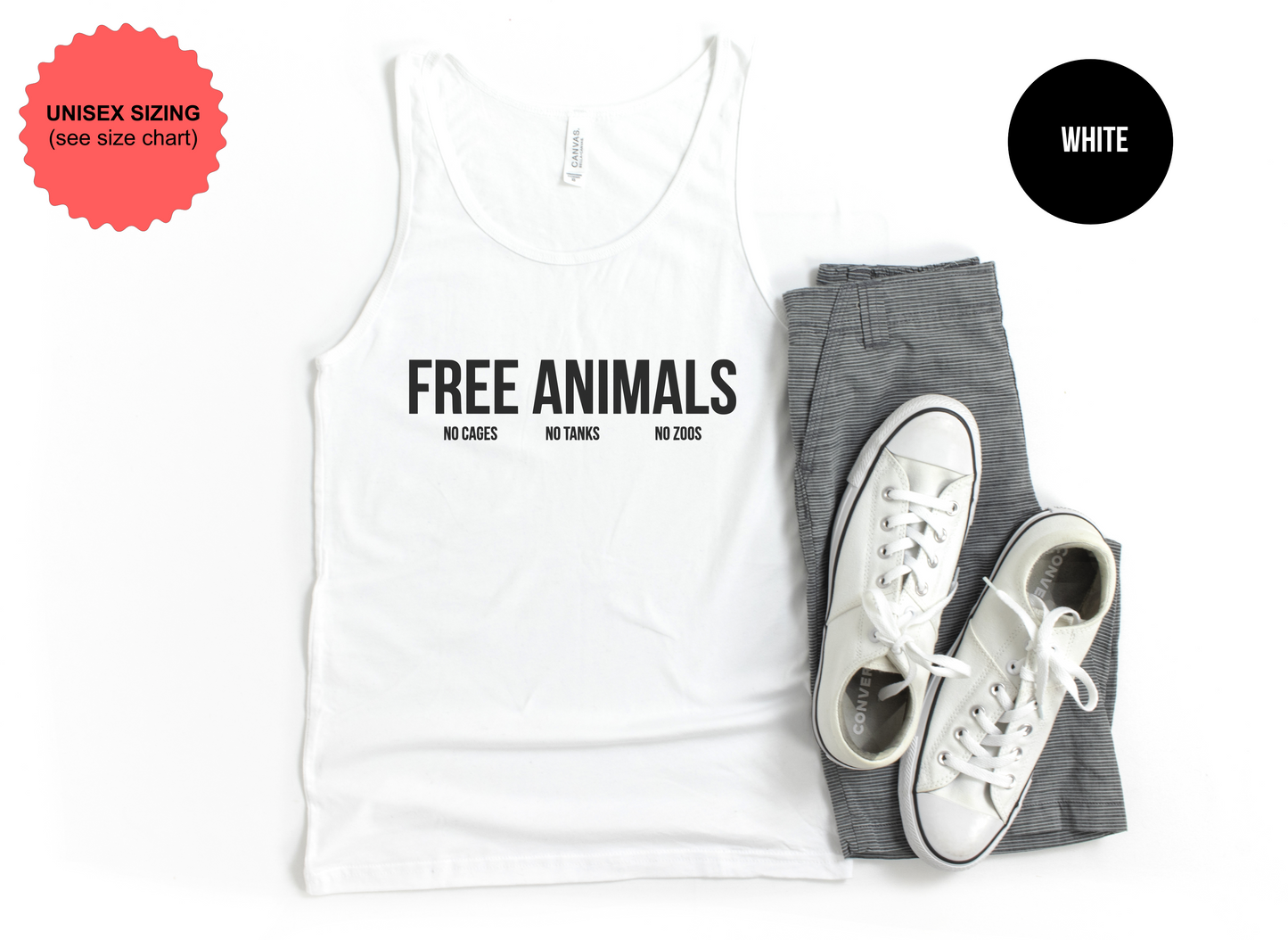 Free Animals Tank Top