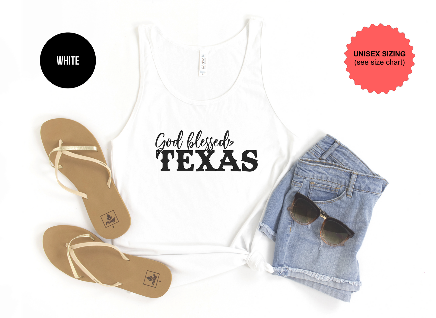 God Blessed Texas Tank Top