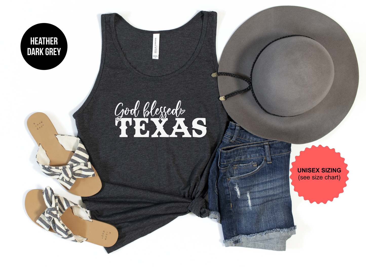 God Blessed Texas Tank Top
