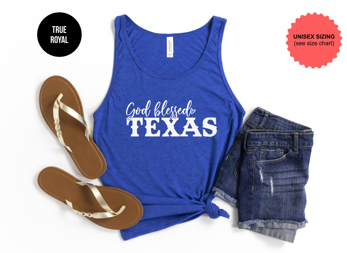 God Blessed Texas Tank Top