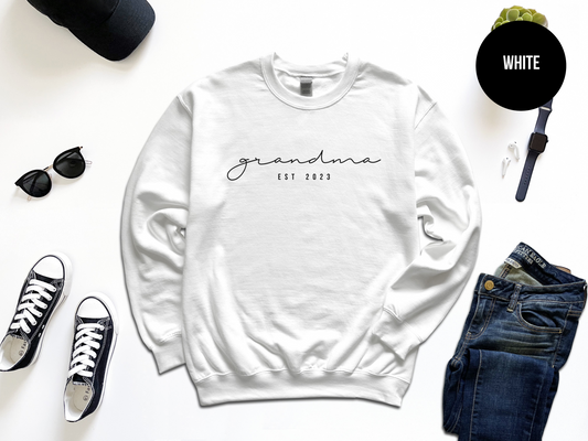 Grandma Est Custom Sweatshirt