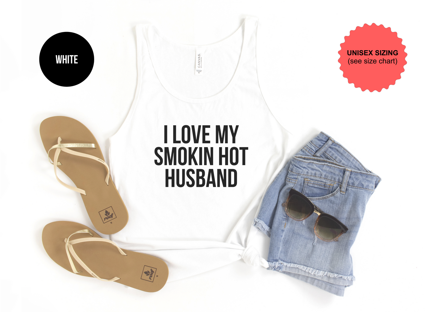 I Love My Smokin Hot Husband Tank Top