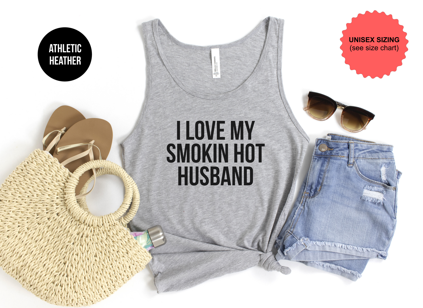I Love My Smokin Hot Husband Tank Top