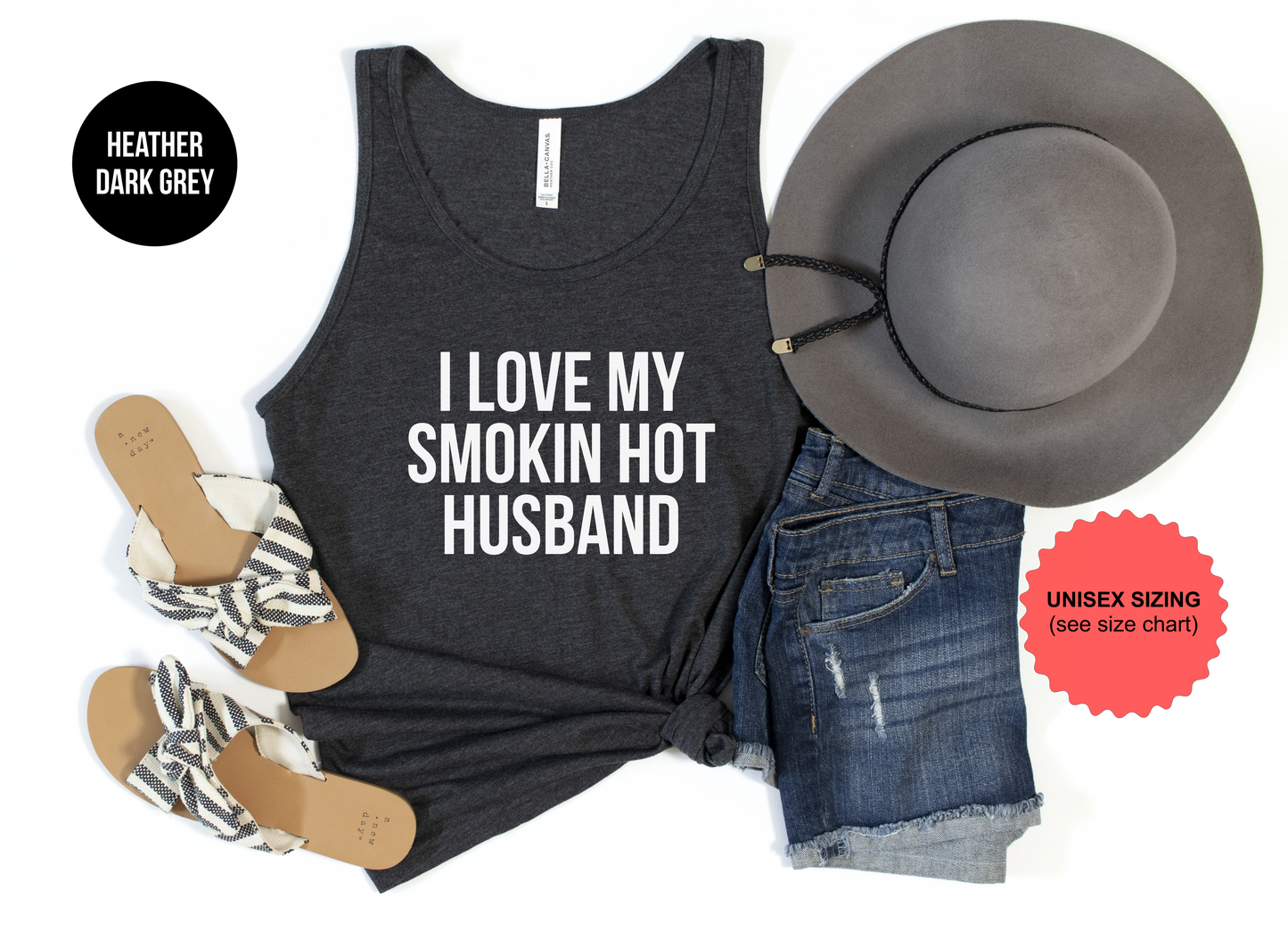 I Love My Smokin Hot Husband Tank Top