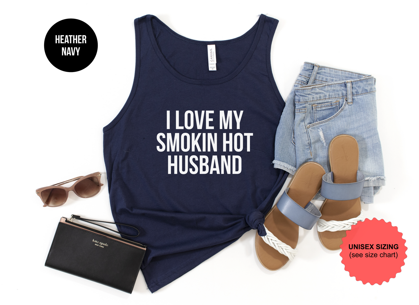 I Love My Smokin Hot Husband Tank Top