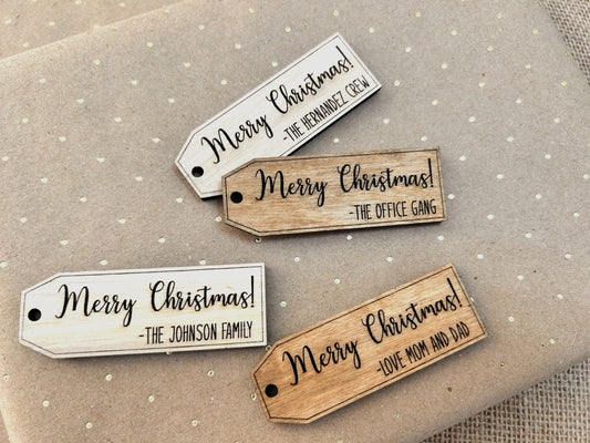 Custom Christmas Gift Tags