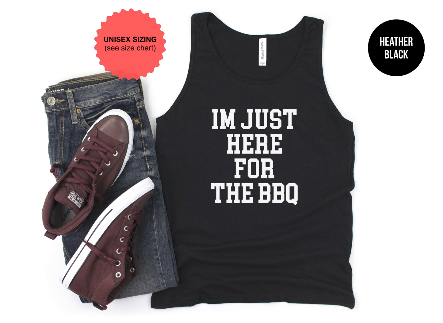 I'm Just Here For The BBQ Tank Top