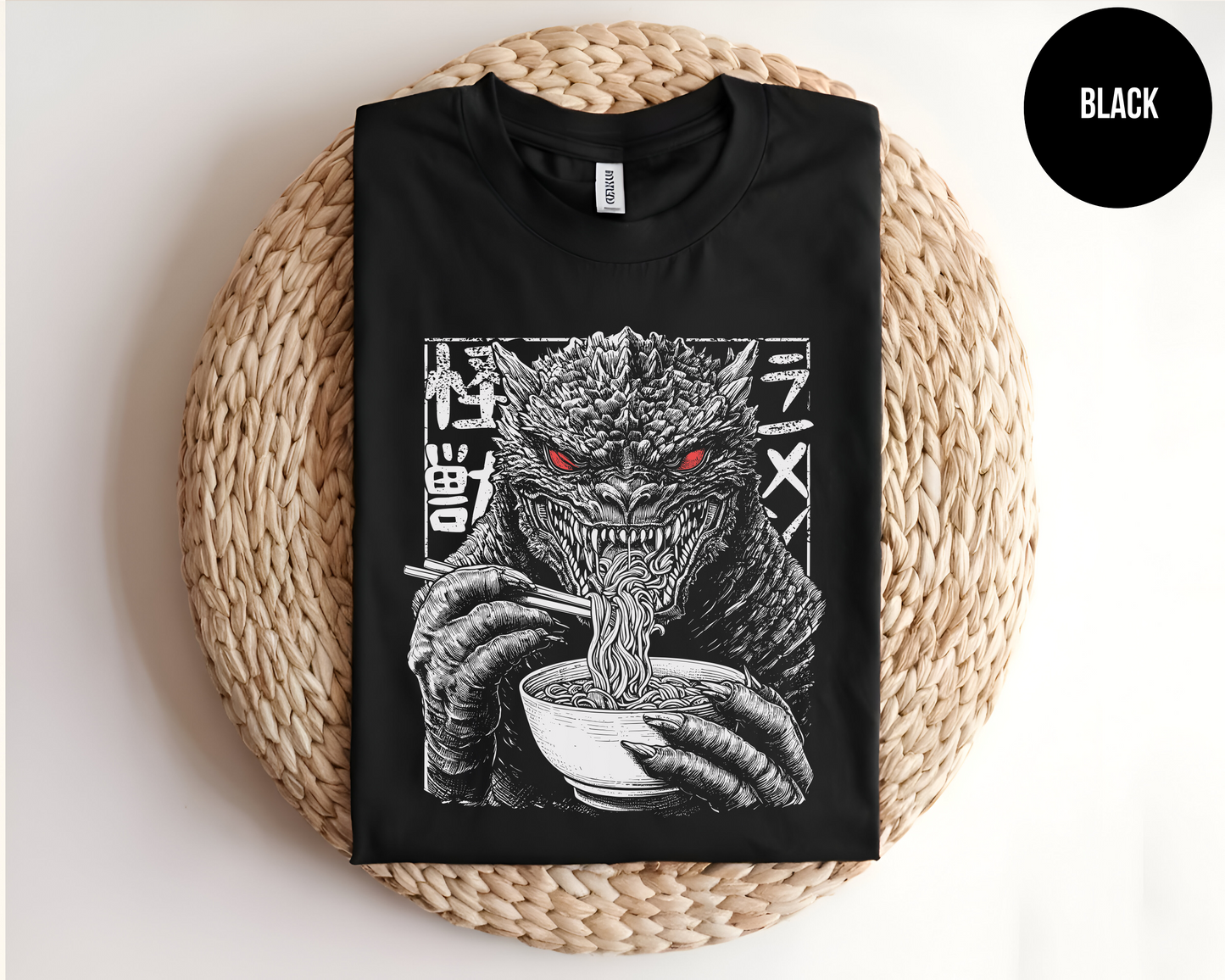 Kaiju Eating Ramen