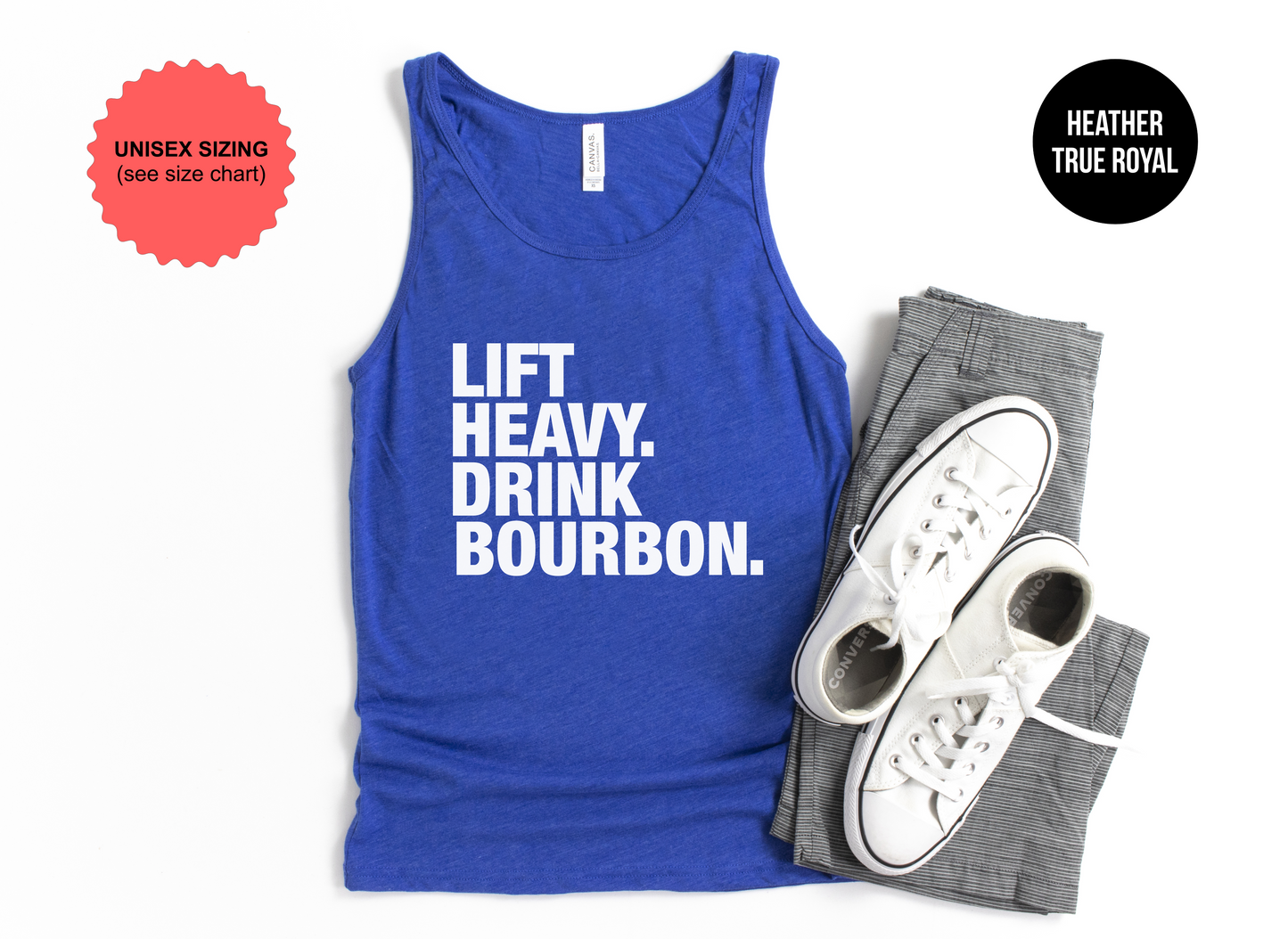 Lift Heavy Drink Bourbon Tank Top