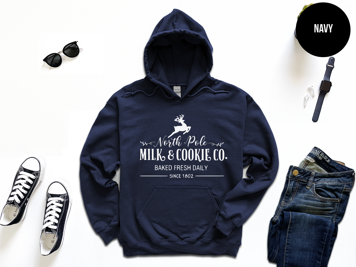 North Pole Milk and Cookie Co. Sweatshirt