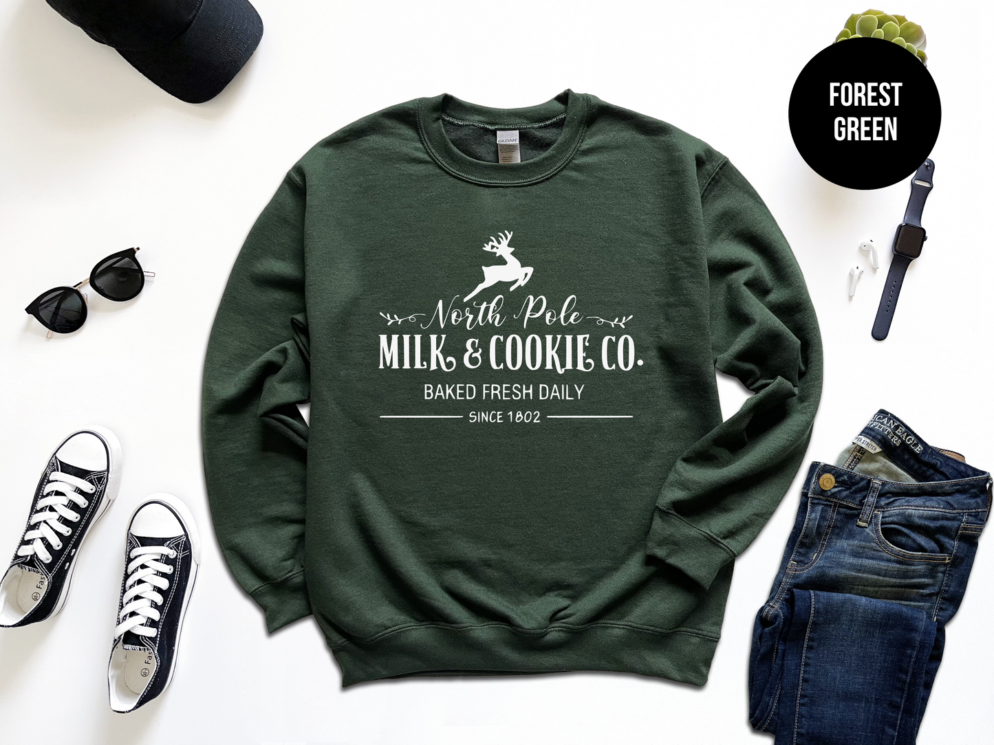 North Pole Milk and Cookie Co. Sweatshirt