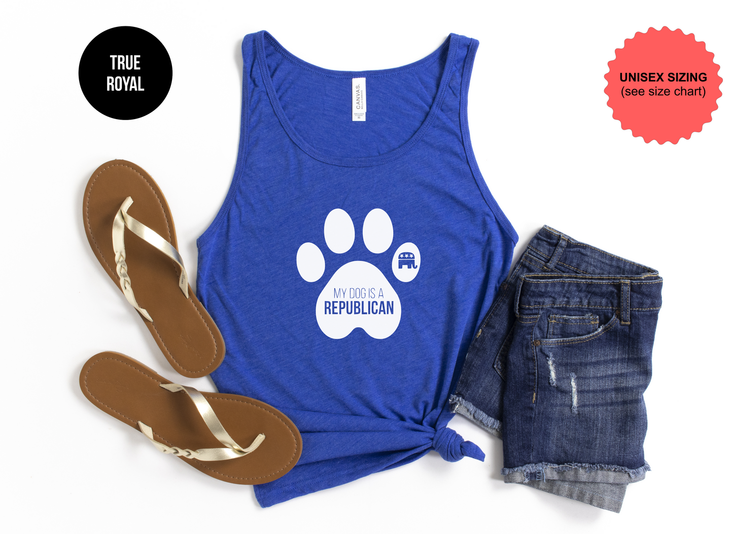 My Dog Is A Republican Tank Top