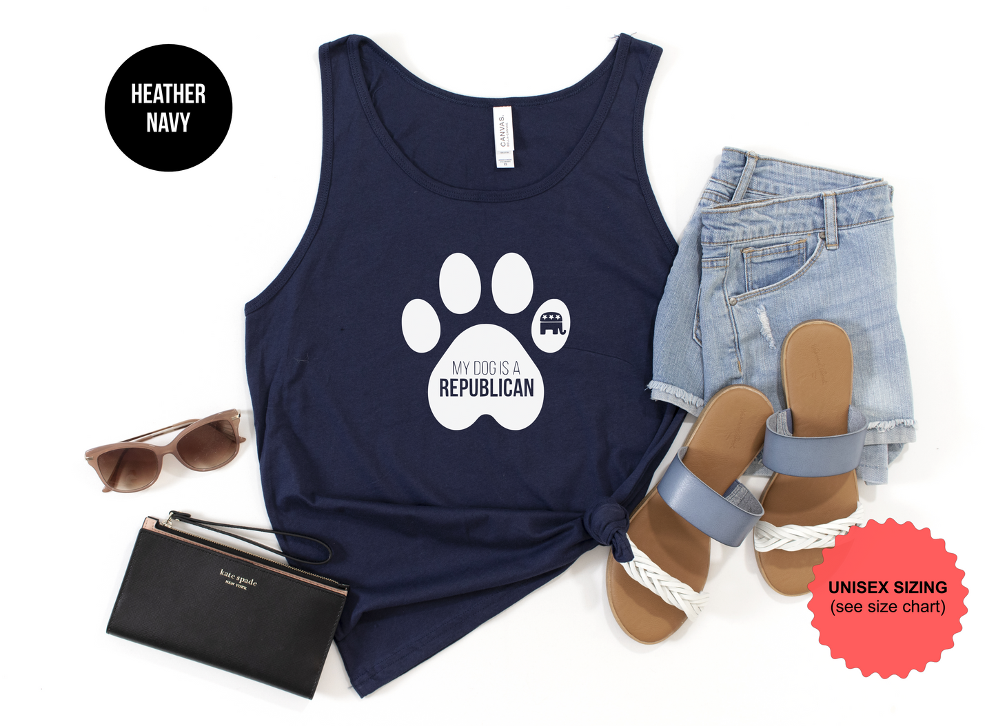 My Dog Is A Republican Tank Top