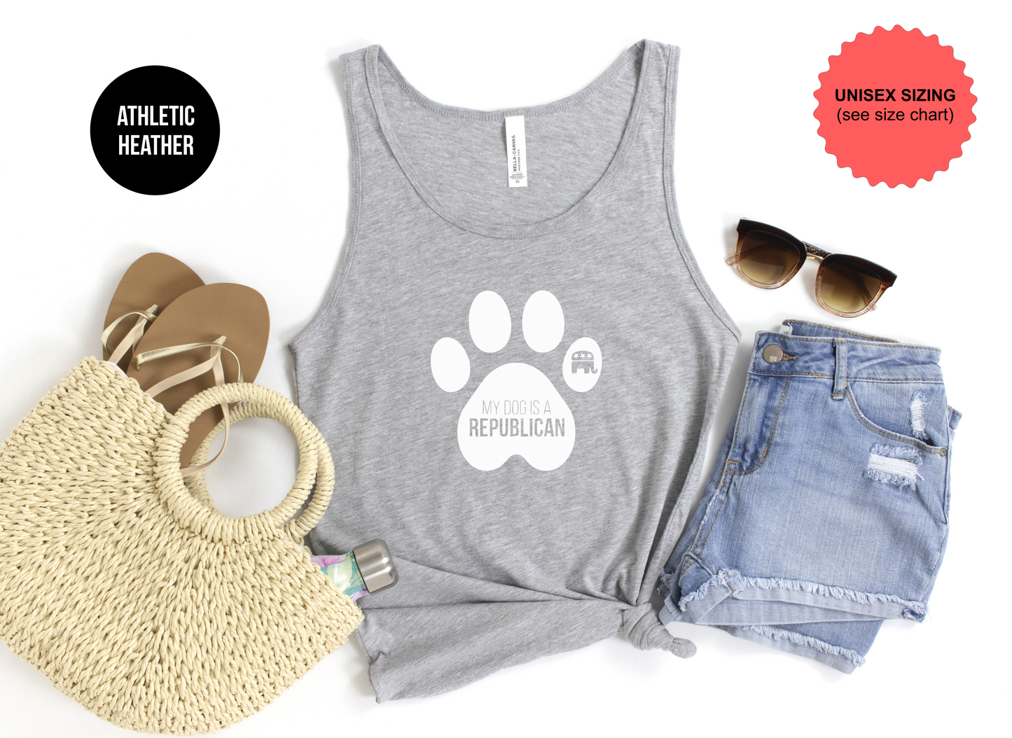 My Dog Is A Republican Tank Top