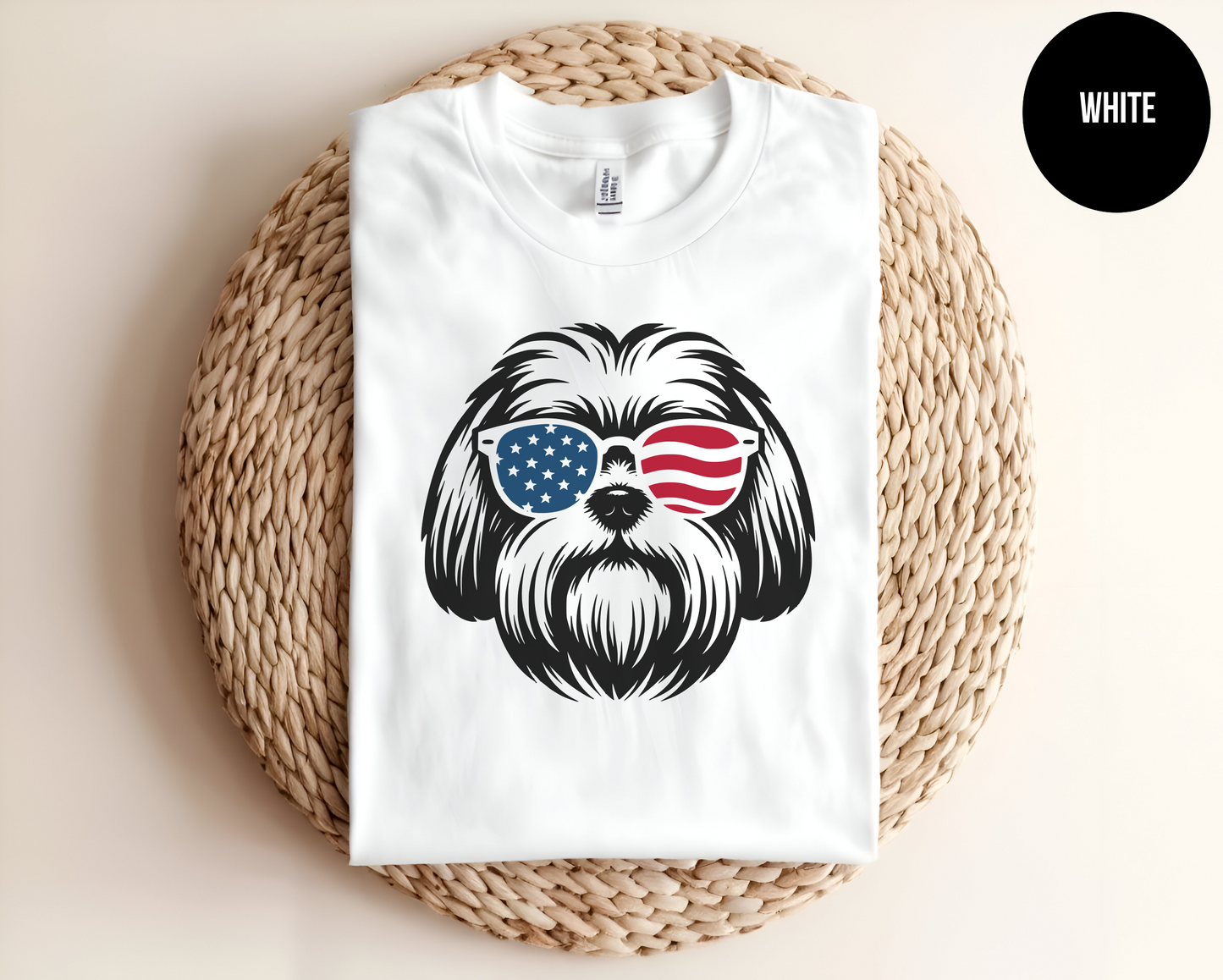 Patriotic Shih-Tzu