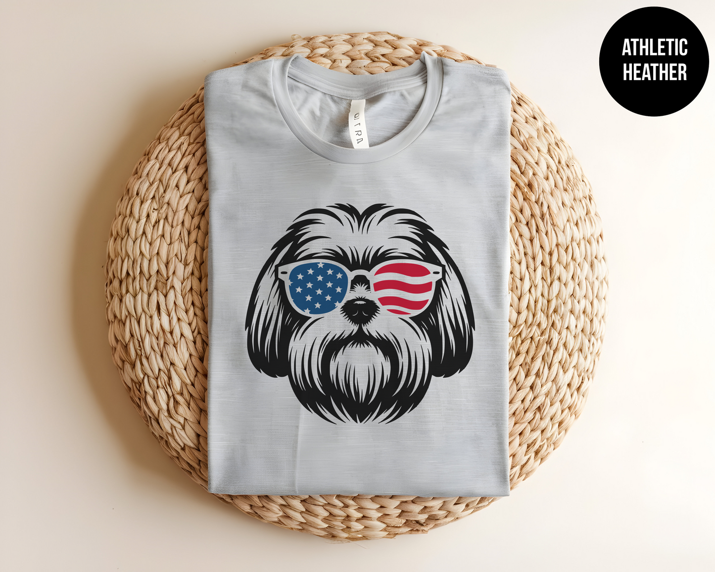Patriotic Shih-Tzu