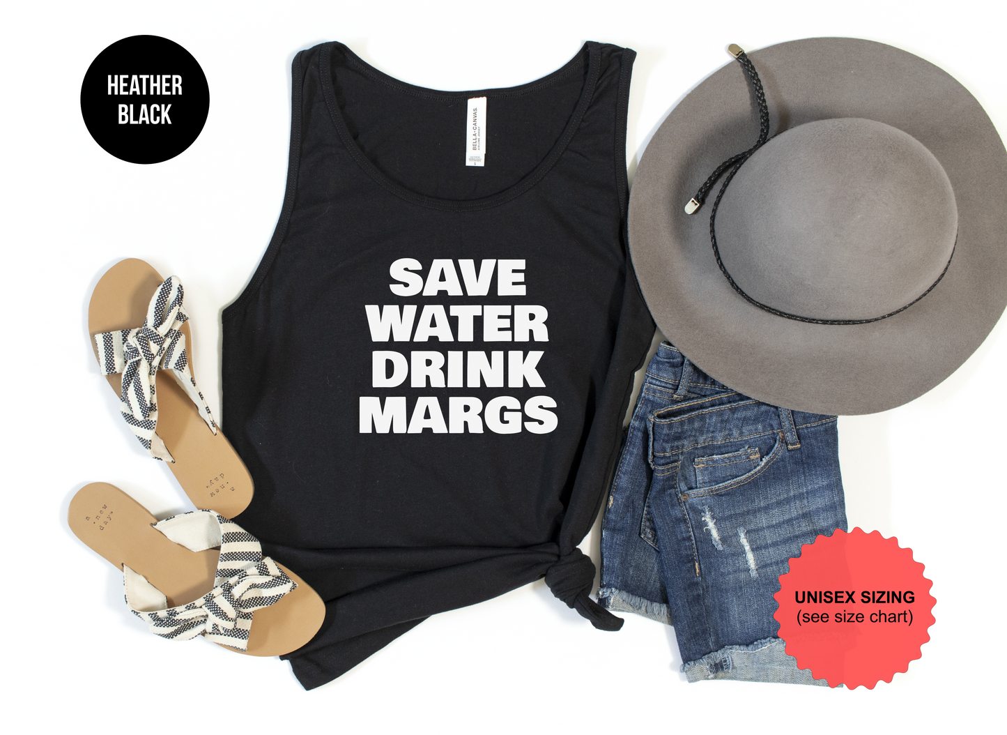 Save Water Drink Margs Tank Top