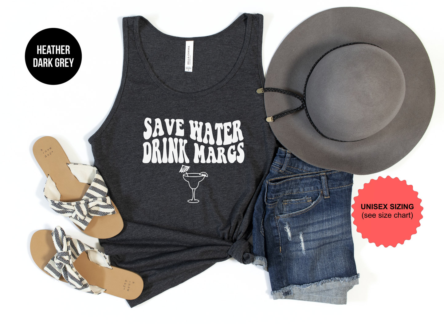 Save Water Drink Margs Tank Top