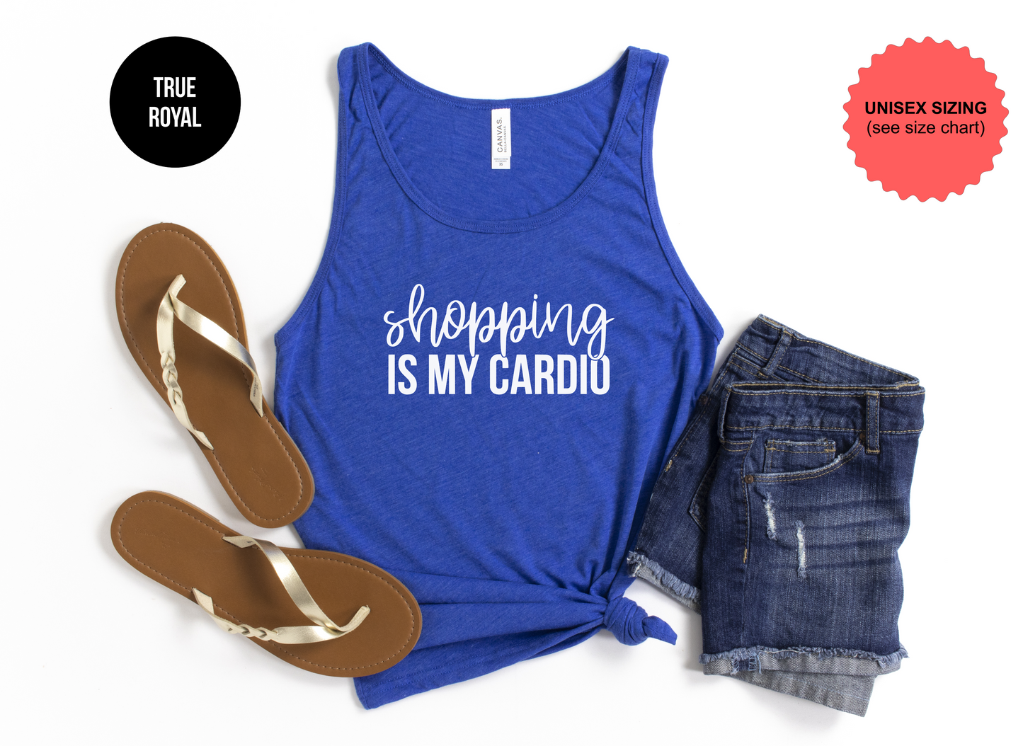 Shopping Is My Cardio Tank Top
