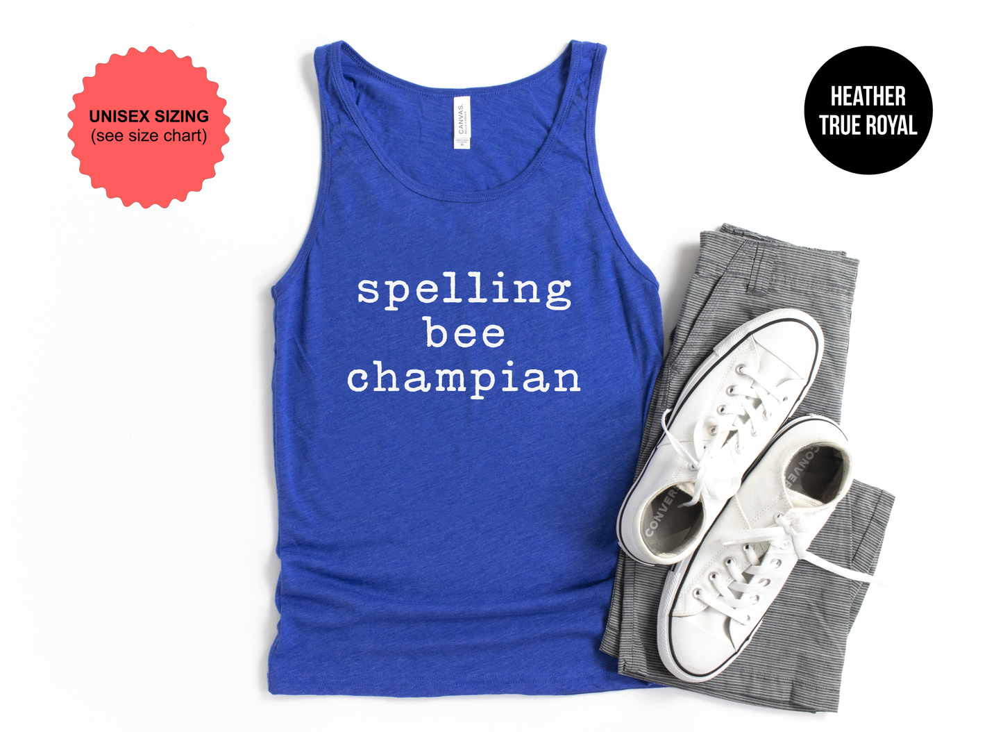 Spelling Bee Champian Tank Top