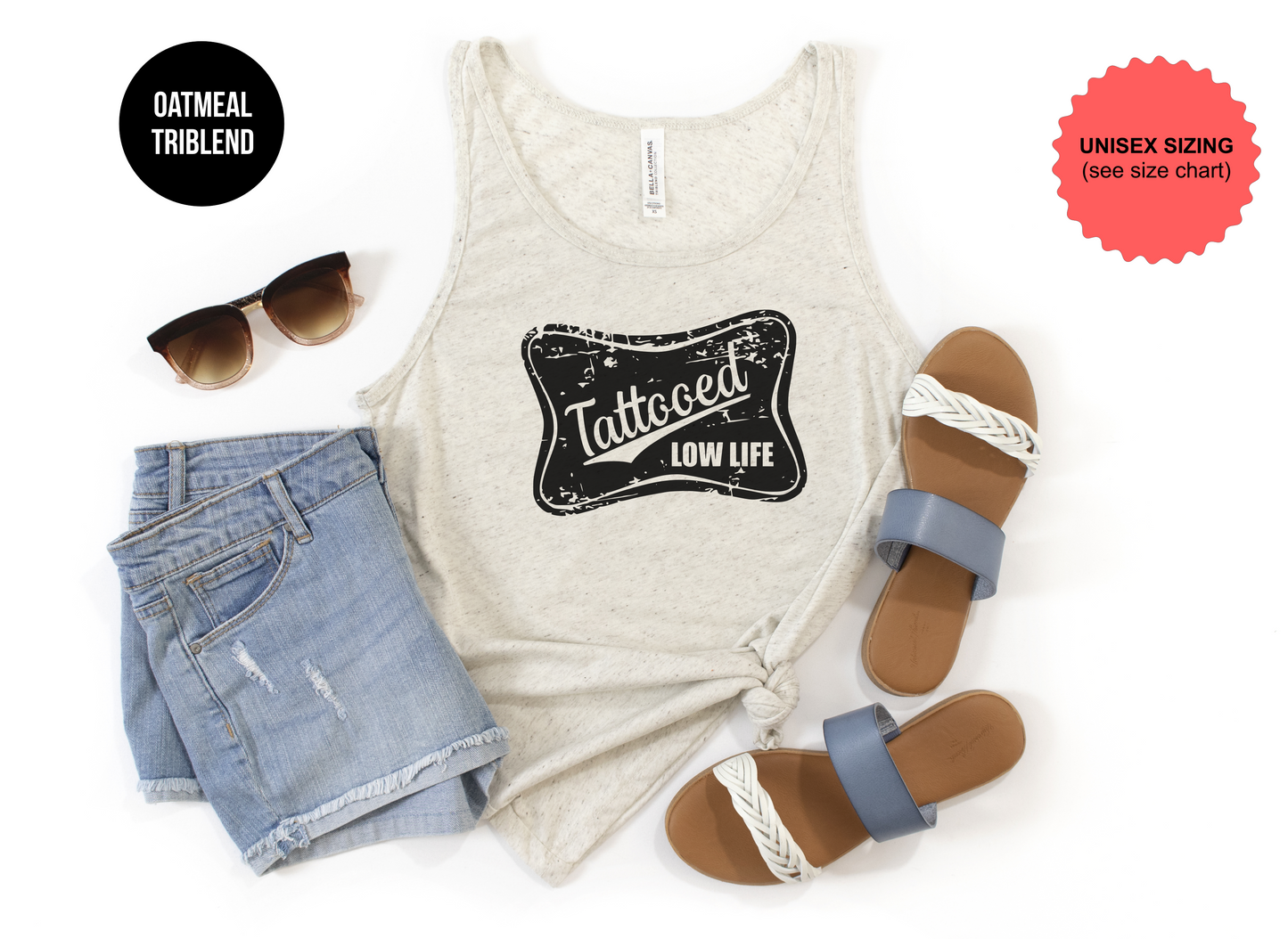 Tattooed Low Life Tank Top