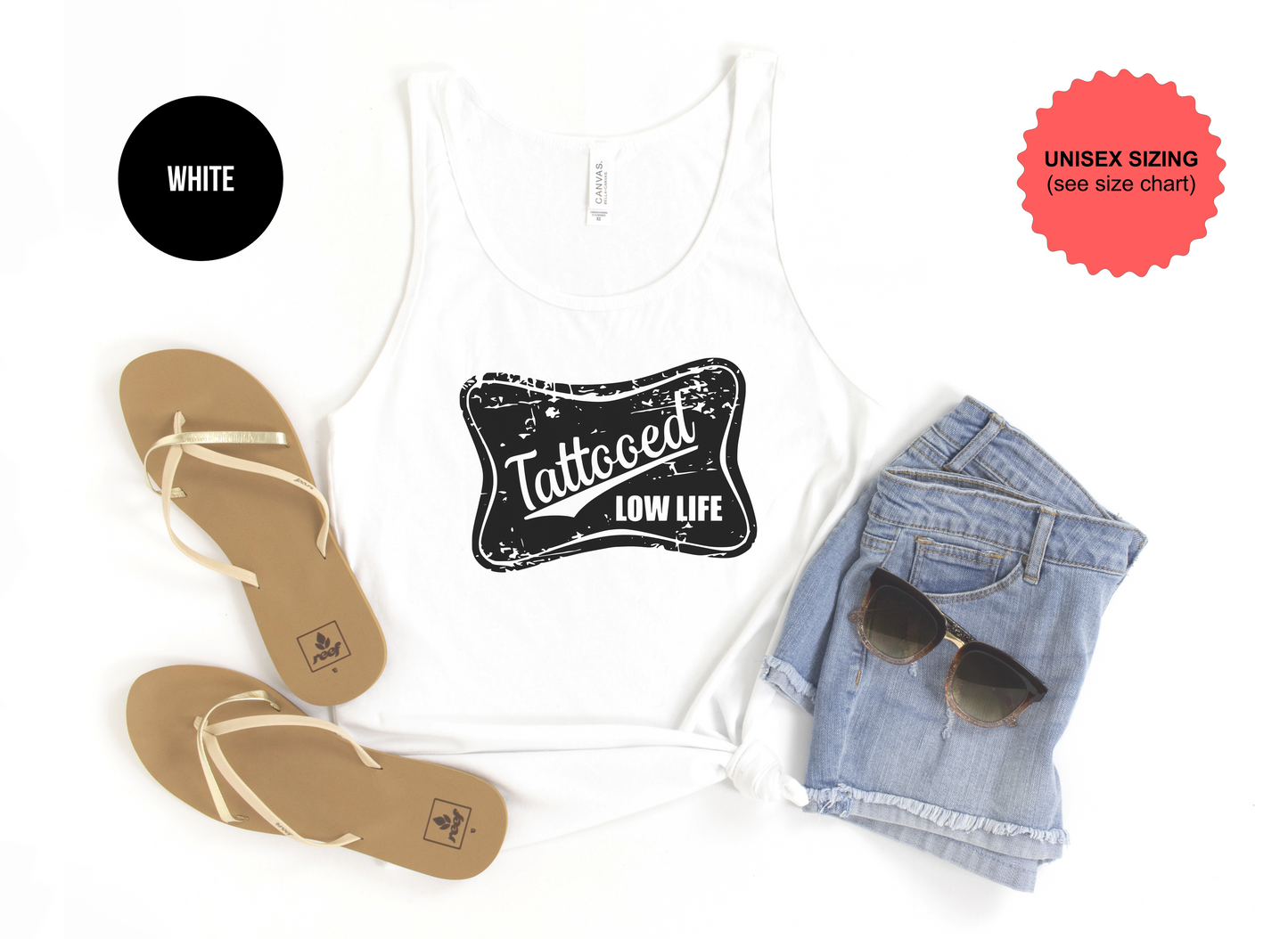 Tattooed Low Life Tank Top