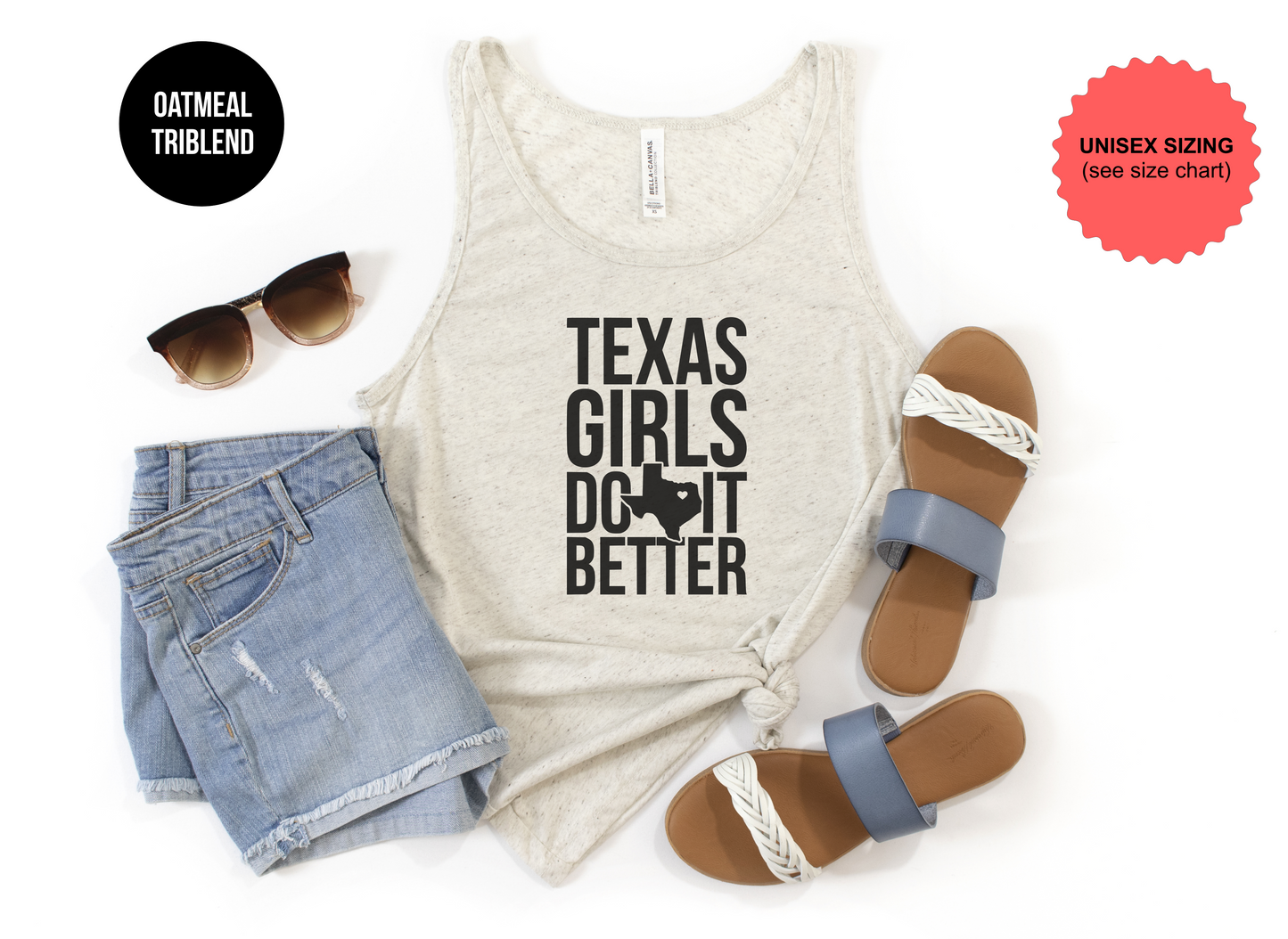 Texas Girls Do It Better Tank Top