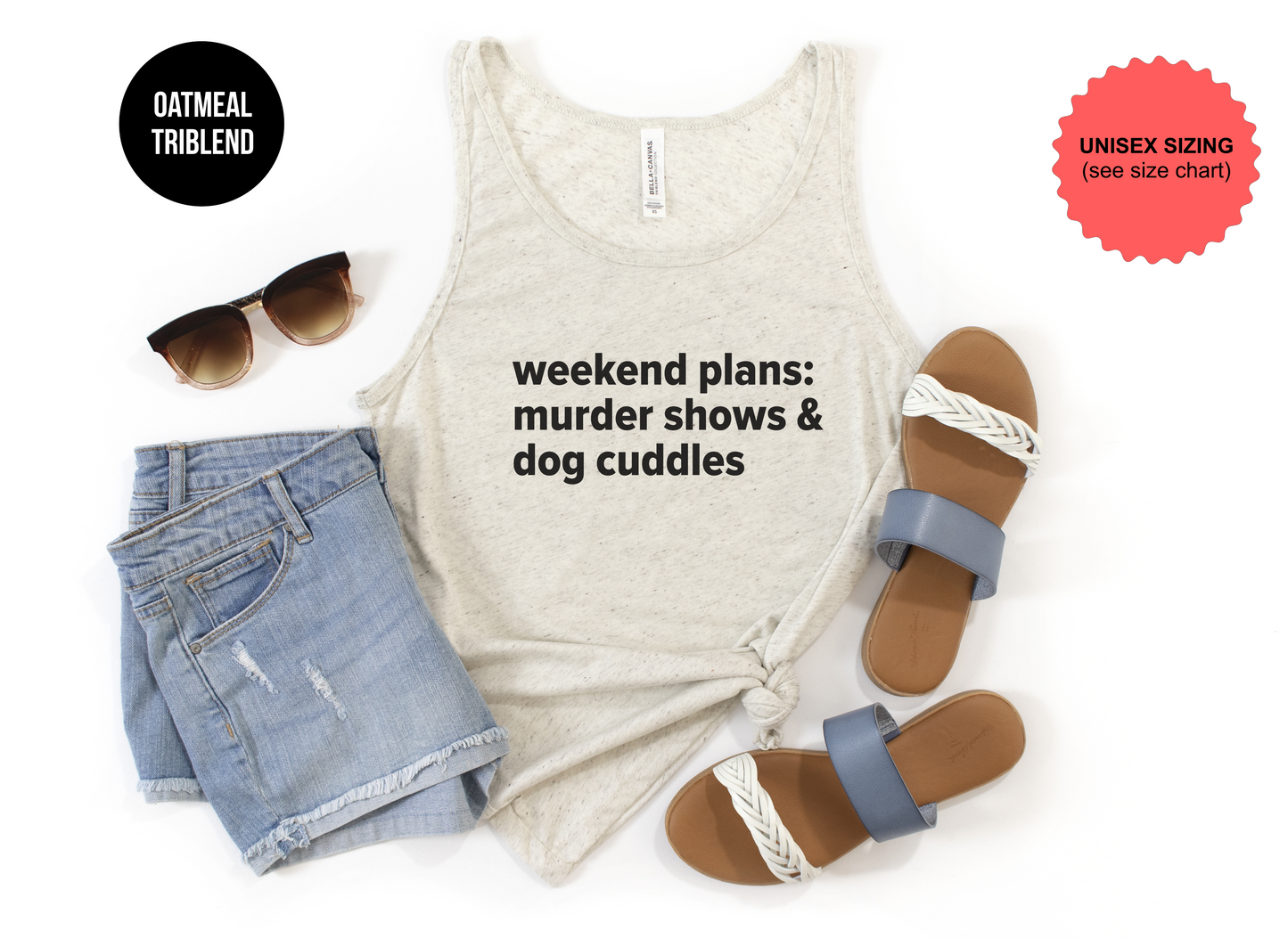 Weekend Plans True Crime Tank Top