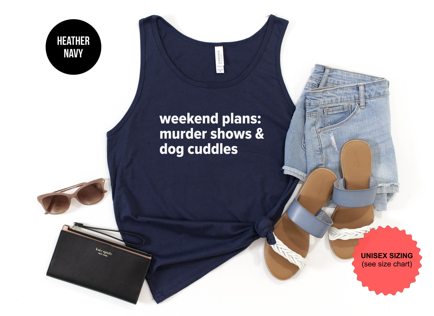 Weekend Plans True Crime Tank Top