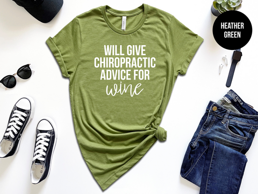 Will Give Chiropractic Advice For Wine