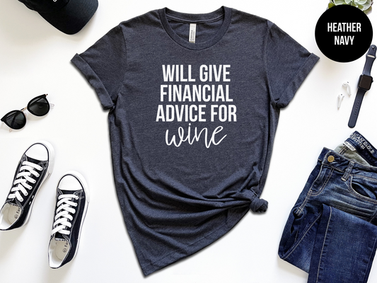 Will Give Financial Advice For Wine