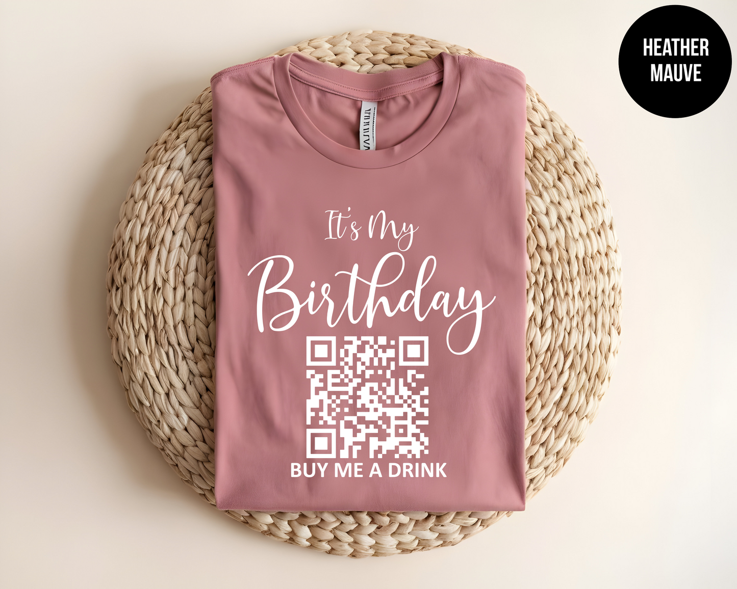 It's My Birthday - Customized QR Code Shirt