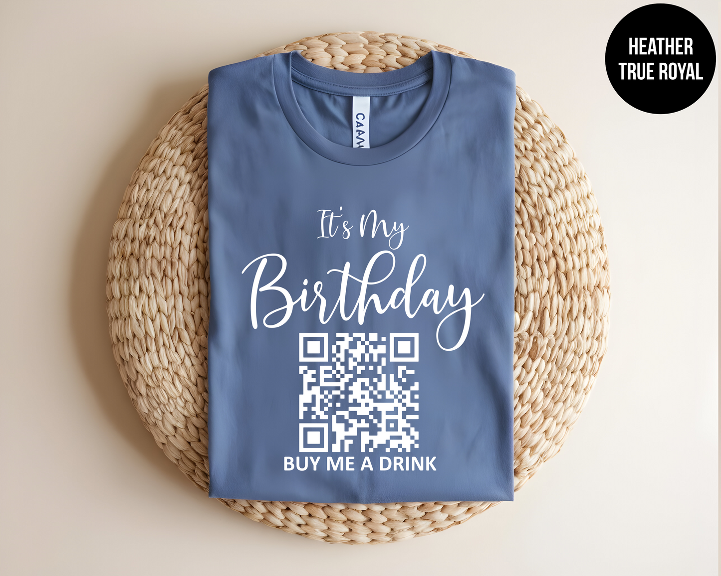 It's My Birthday - Customized QR Code Shirt