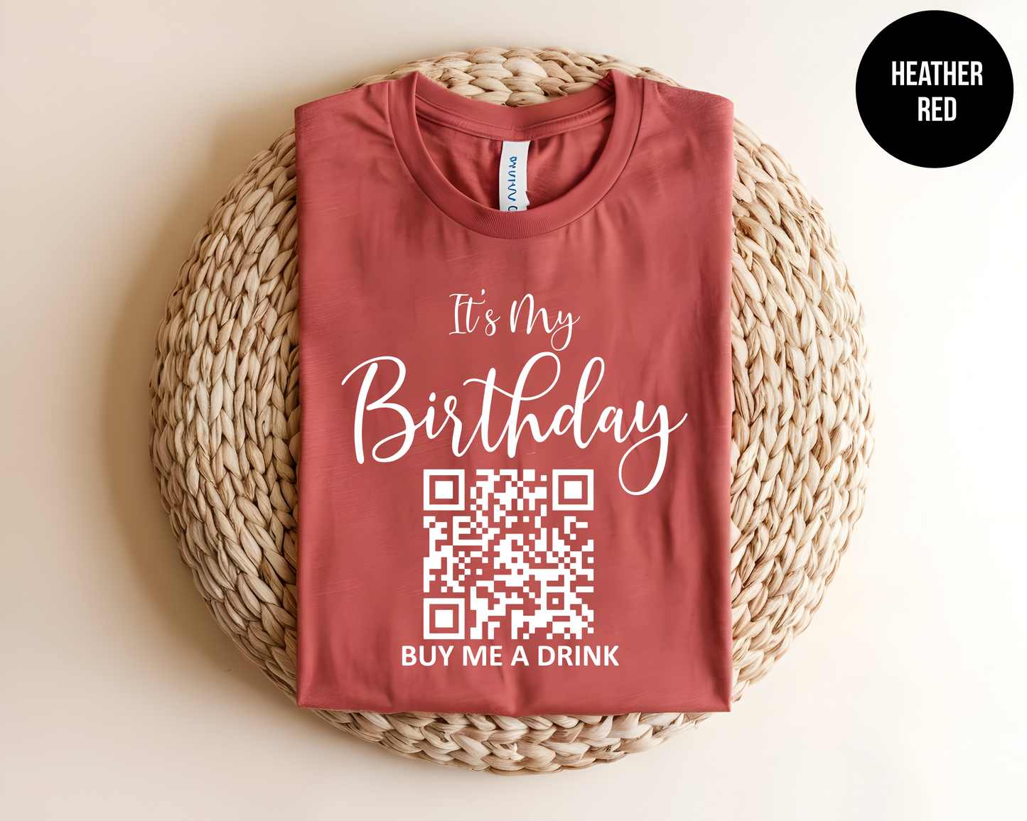It's My Birthday - Customized QR Code Shirt